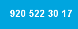 920 522 30 17 920 522 30 17